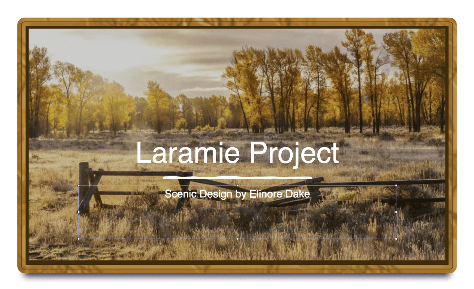 The Laramie Project